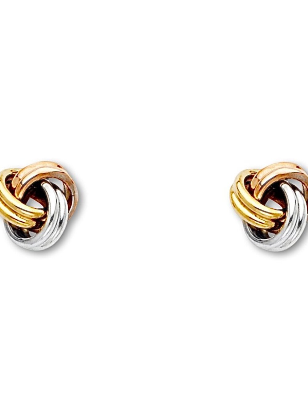 14K Gold Love Knot Earrings | Elegant Symbol of Unity By Tehrani Jewelry